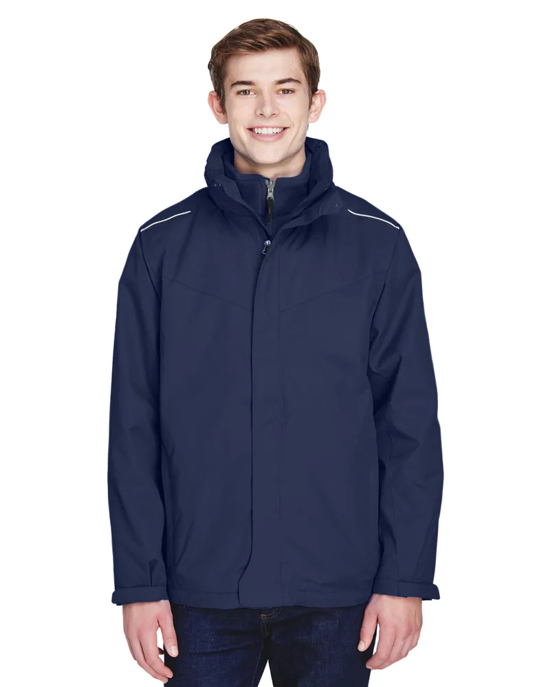 CORE365 88205T Men's Tall Region 3-in-1 Jacket with Fleece Liner